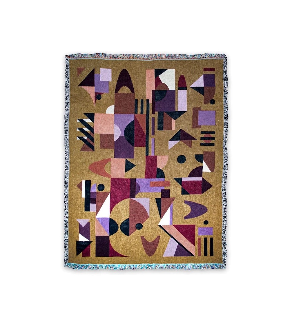 Space Odyssey Mars - Woven cotton blanket House of Hopstock best cozy soft throws and blankets for sofa