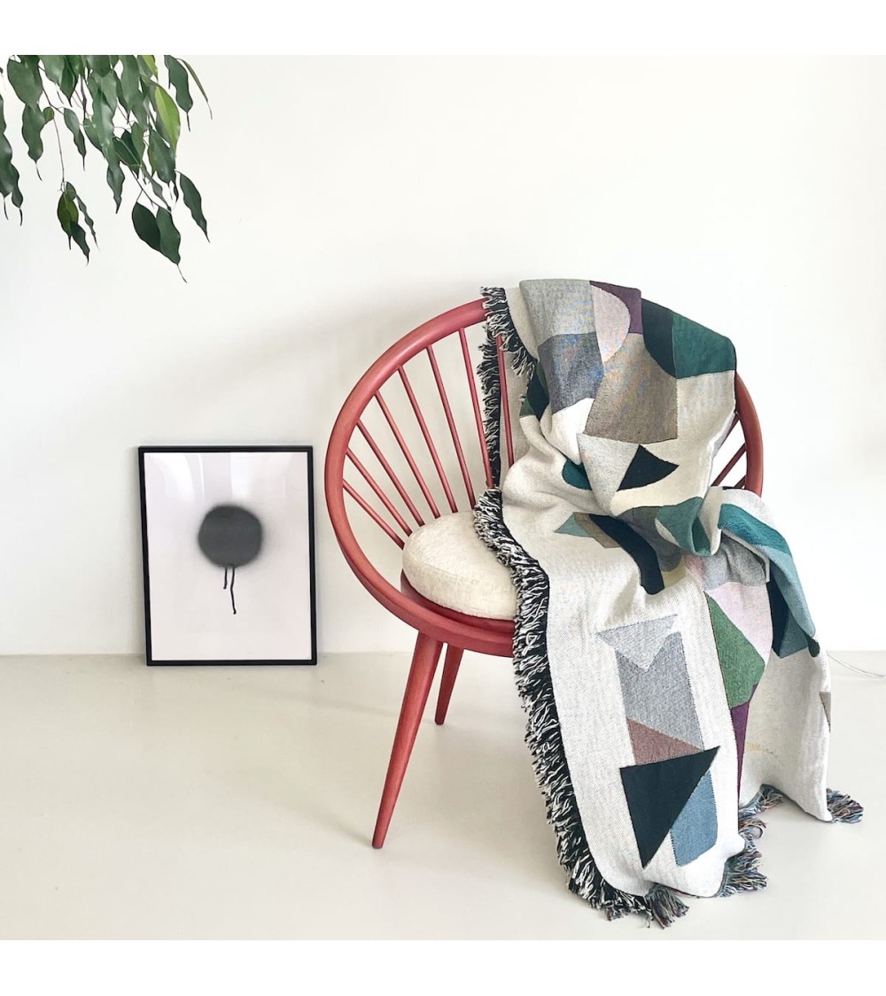Space Odyssey Borealis - Kuscheldecke aus Baumwolle House of Hopstock Sofa Kuscheldecke Bettdecke Tagesdecke Wohndecke kaufen...