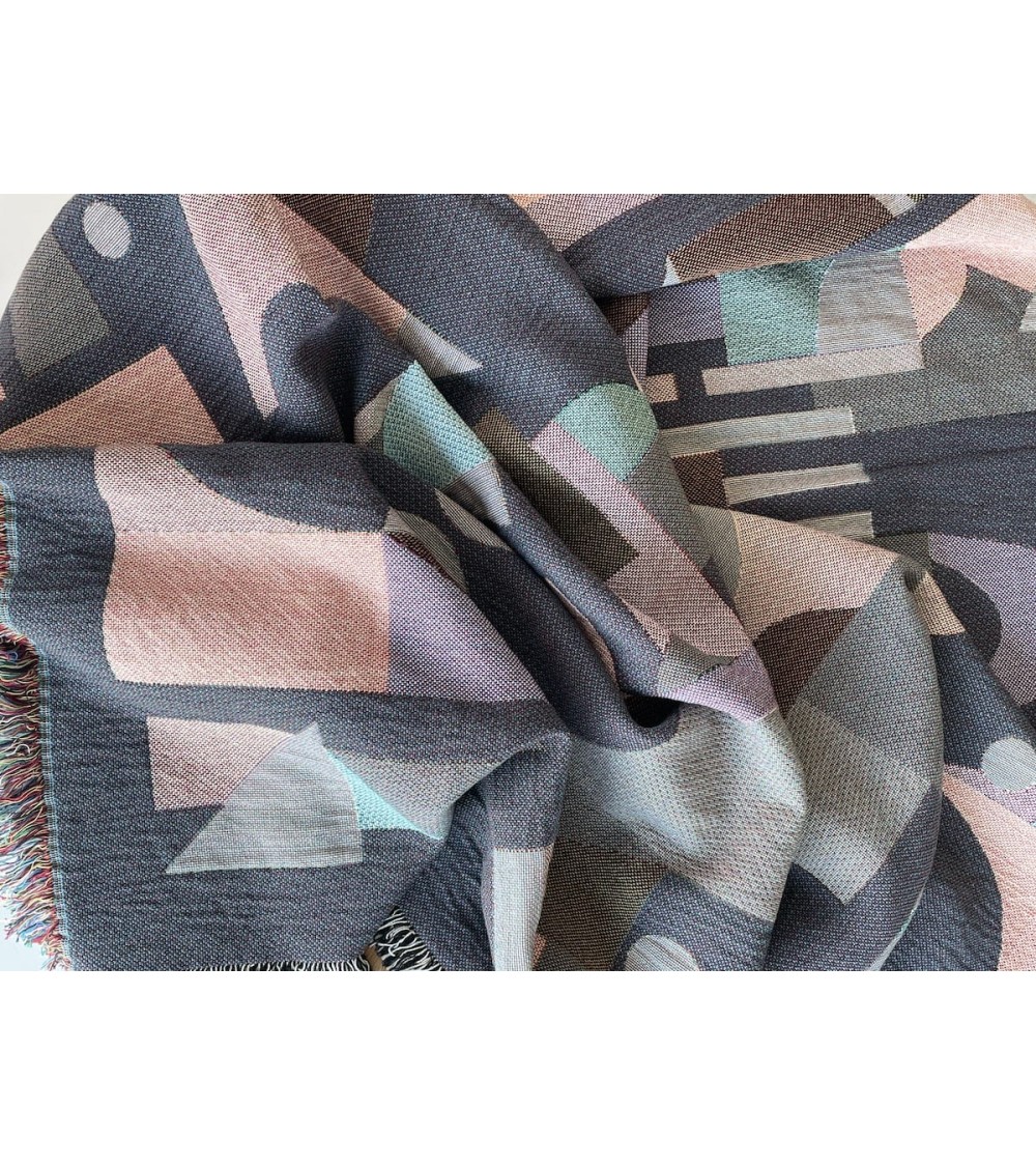 Space Odyssey Borealis - Coperta in cotone House of Hopstock coperte plaid di qualità per da divano svizzera