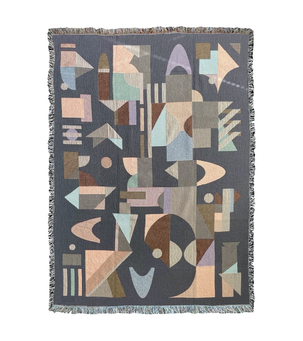 Space Odyssey Borealis - Kuscheldecke aus Baumwolle House of Hopstock Sofa Kuscheldecke Bettdecke Tagesdecke Wohndecke kaufen...