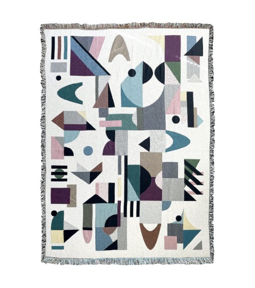 Space Odyssey - Woven cotton blanket House of Hopstock best cozy soft throws and blankets for sofa