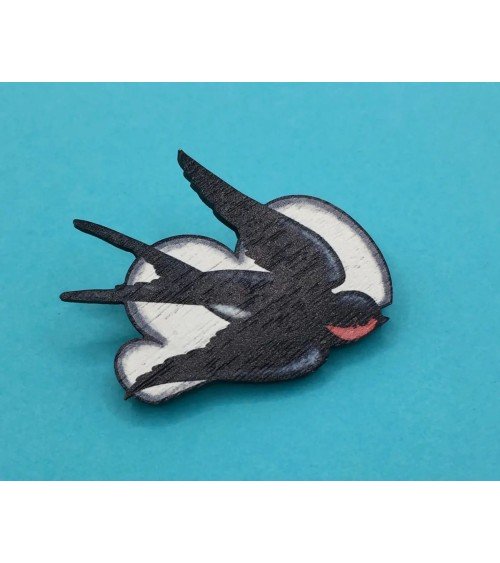 Brooch - Swallow Su Owen broches and pins hat pin badges collectible