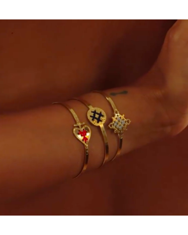 COMA Silver - Bracciale Bangle Camille Enrico Paris eleganti particolari da donna bambina