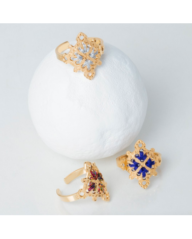 CALA Gold / Multico - Adjustable ring Camille Enrico Paris cute fashion design designer for women