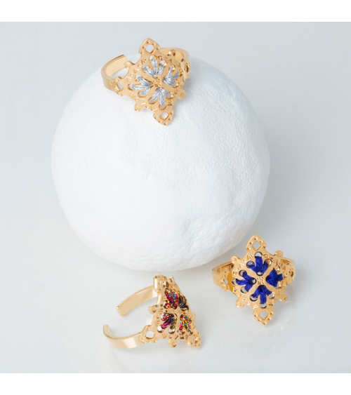 CALA Or Silver - Bague ajustable Camille Enrico Paris fantaisie original femme suisse