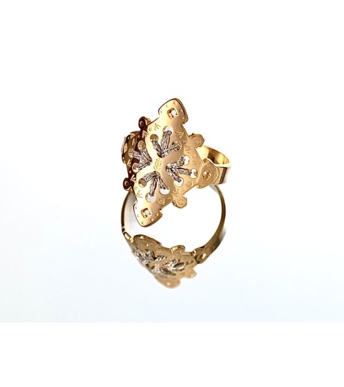 CALA Or Silver - Bague ajustable Camille Enrico Paris fantaisie original femme suisse