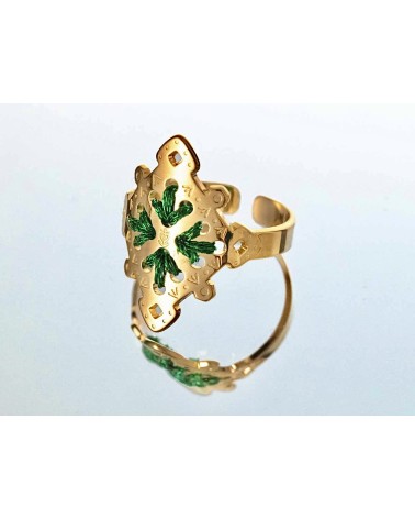 CALA Oro Verde - Anello regolabile Camille Enrico Paris eleganti particolari da donna bambina