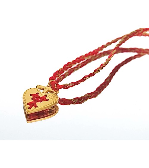 ALMA Red - Bracelet and necklace Camille Enrico Paris cute fashion design designer for women
