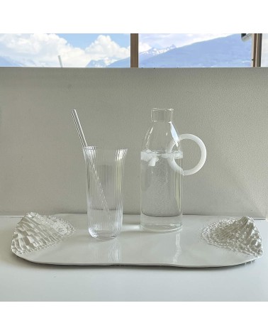 Karaffe aus Glas - Rundgriff Serax wasserkaraffe glas krüg glaskaraffen design