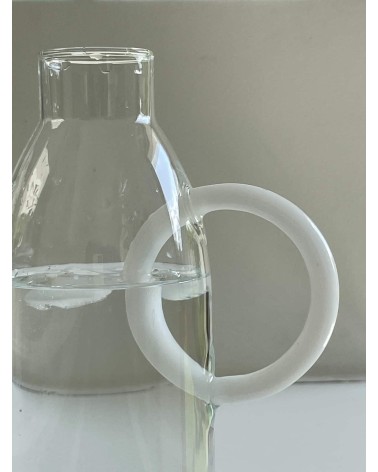 Caraffa acqua di vetro SERAX - Manico circolare - KITATORI Svizzera