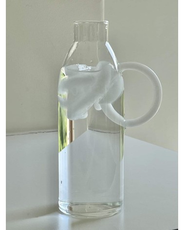 Caraffa di vetro - Manico circolare Serax caraffa brocca acqua vetro design ceramica