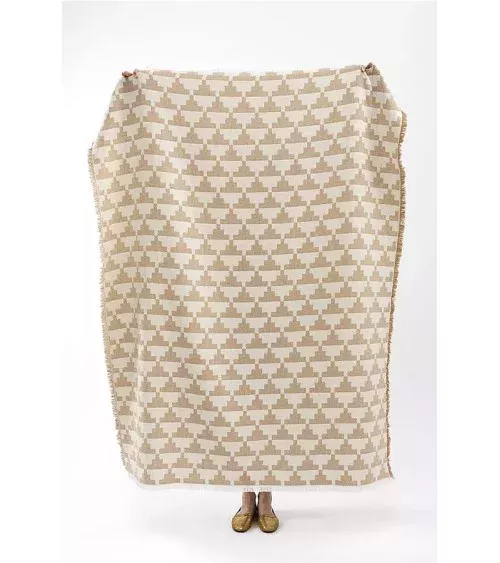 Plaid en coton - CONFECT Nude Brita Sweden plaide pour canapé plaid cocooning couverture douce suisse