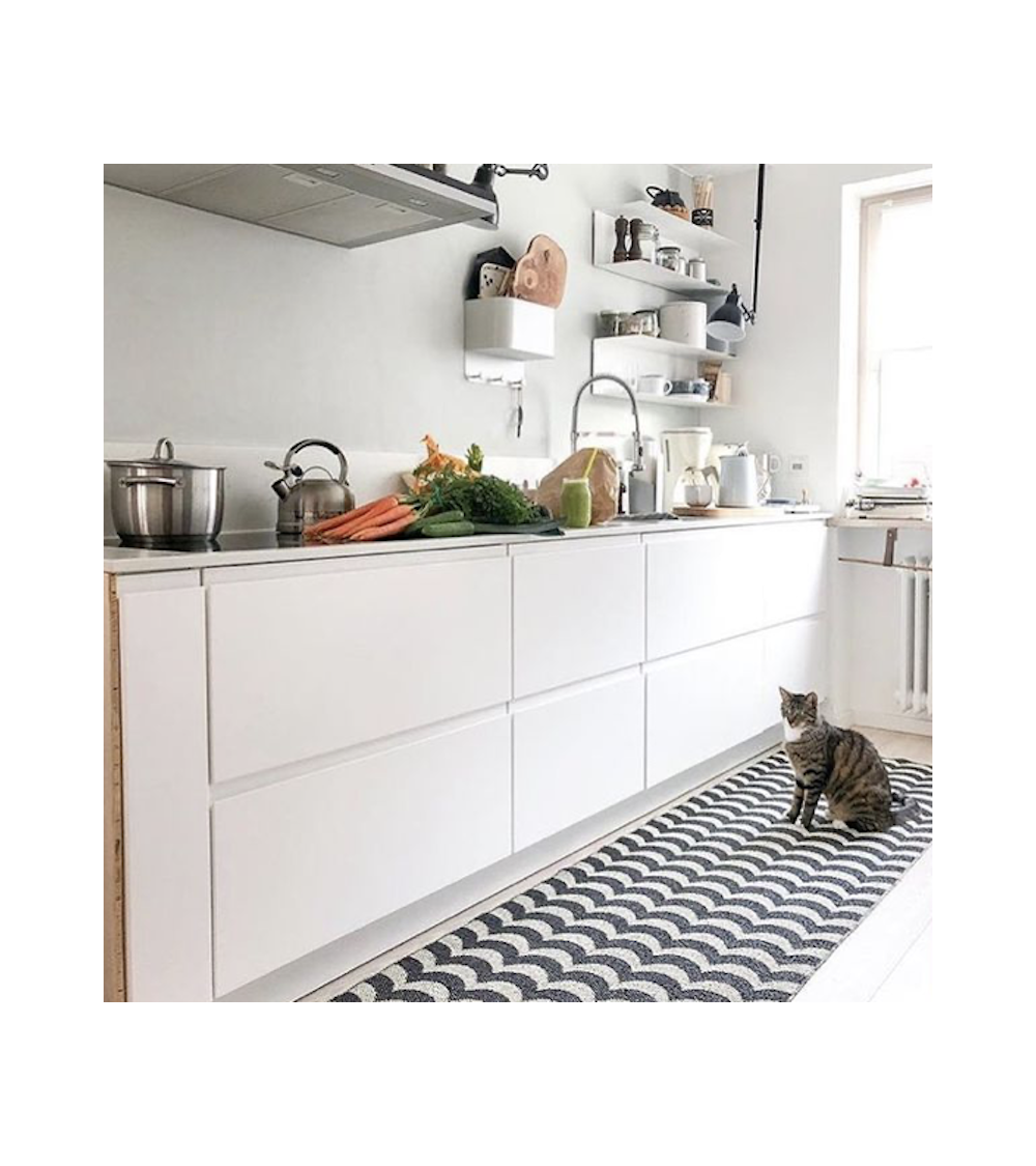 Tappeto in vinile - OCEAN Beluga Brita Sweden passatoia tappeti da cucina lavabile in lavatrice per esterno