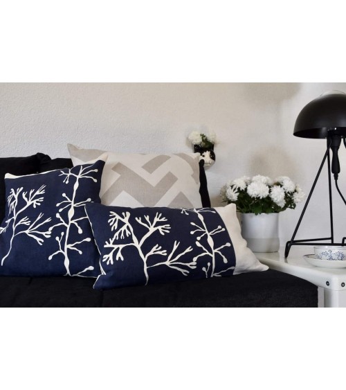 Laisses de mer - Housse de Coussin Mermade Impressions Textiles pour canapé decoratif salon chaise deco