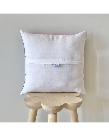 Amélie - Housse de Coussin 40x40 cm Mermade Impressions Textiles pour canapé decoratif salon chaise deco