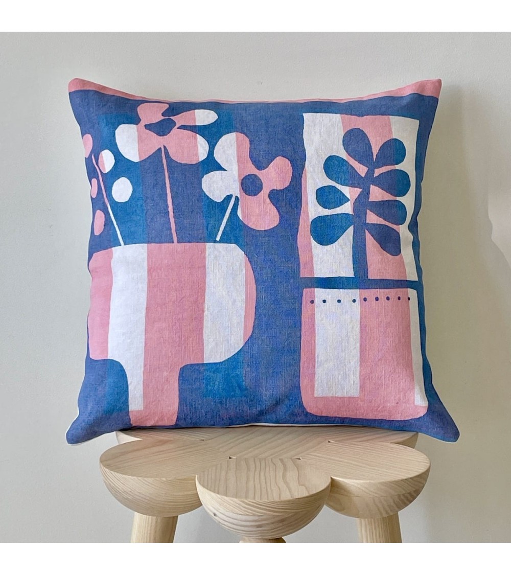 Amélie - Housse de Coussin 40x40 cm Mermade Impressions Textiles coussins décoratifs pour canapé salon deco original suisse