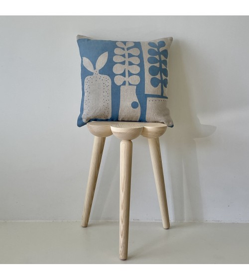 Albertine - Housse de Coussin 40x40 cm Mermade Impressions Textiles pour canapé decoratif salon chaise deco