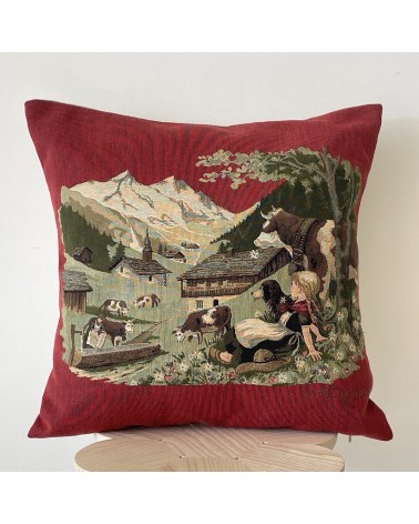 Mountain scenery - Cushion cover Yapatkwa best throw pillows sofa cushions covers decorative
