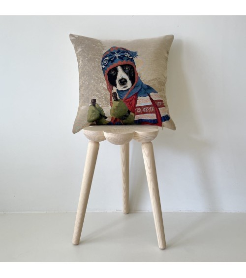 Border Collie - Housse de coussin Yapatkwa coussins décoratifs pour canapé salon deco original suisse