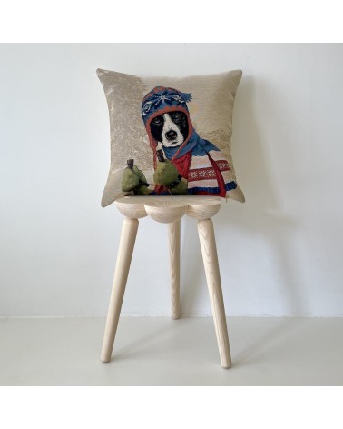 Border Collie - Housse de coussin Yapatkwa coussins décoratifs pour canapé salon deco original suisse