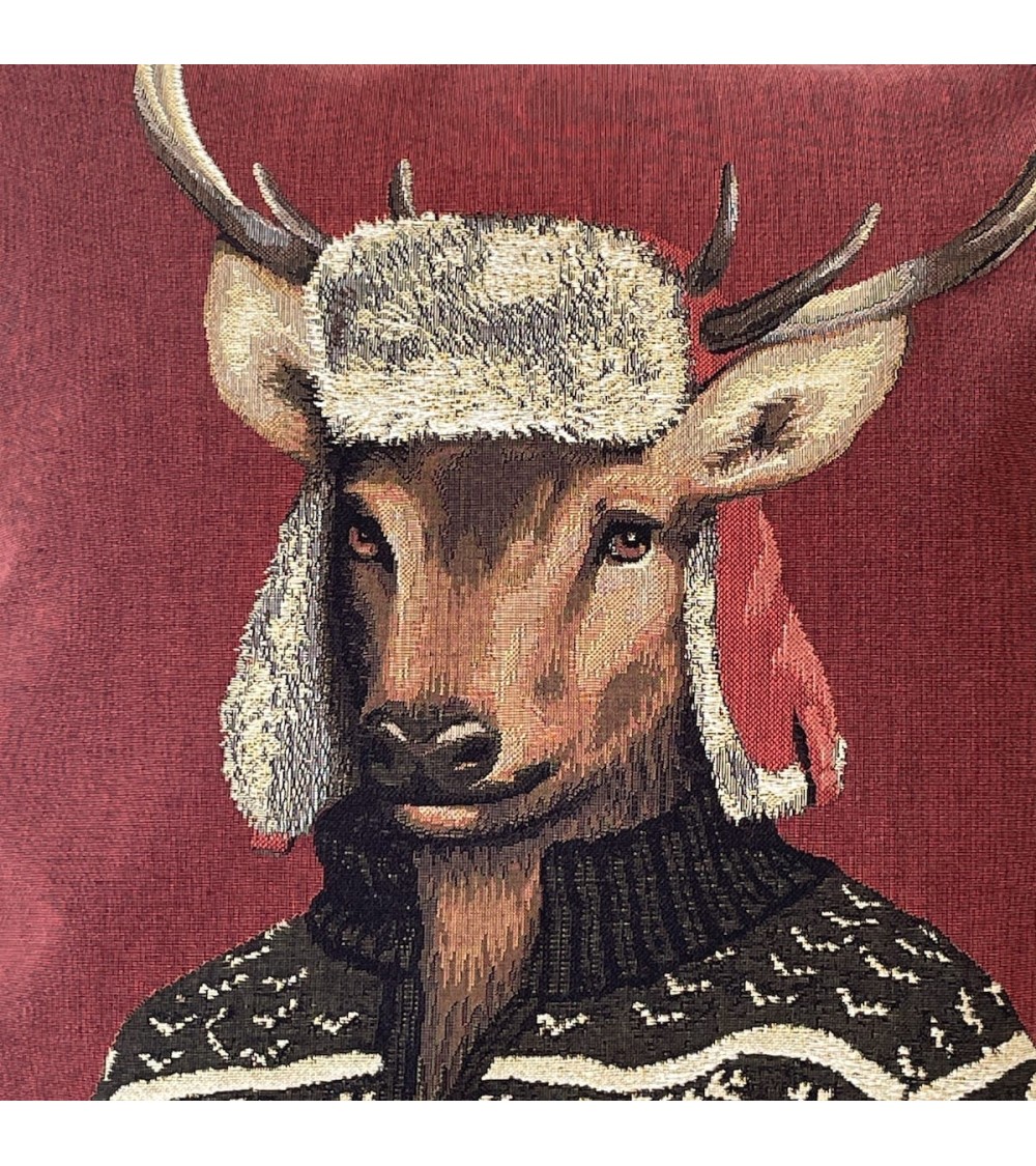 Bergsteiger Hirsch - Kissenbezug Yapatkwa zierkissen sofa deko kissen kaufen dekokissen sofakissen