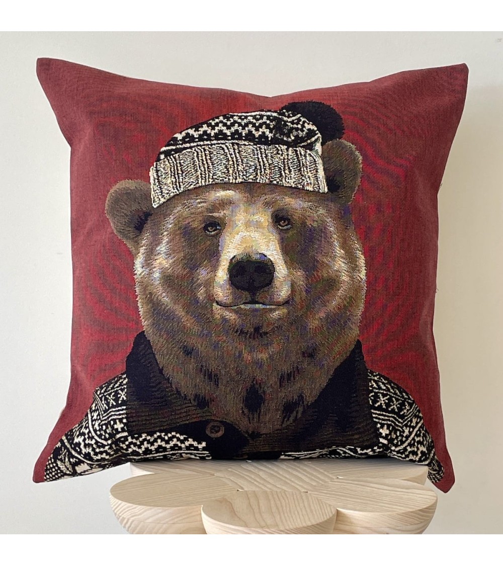 Mountain Bear - Cushion cover Yapatkwa decorative accent throw pillows cases sofa original