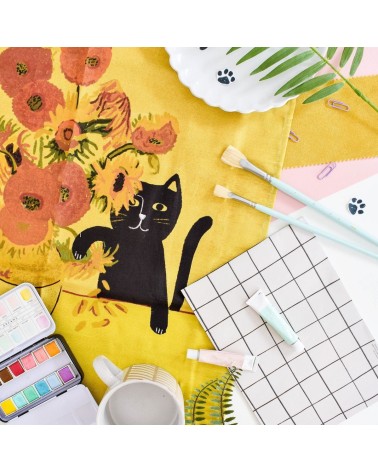 Sunflower Cat - Torchon de cuisine Niaski torchon vaisselle qualité serviette haut de gamme beaux essuie main originaux