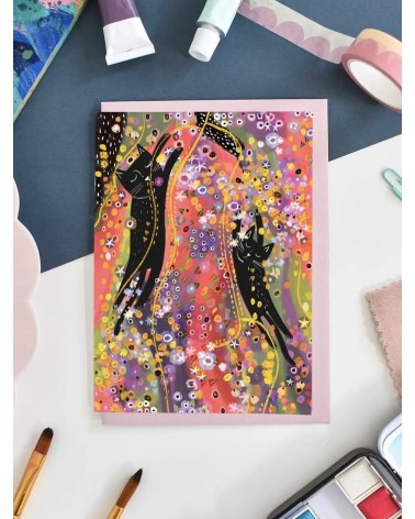 Greeting Card - Water Cats Niaski happy birthday wishes for a good friend congratulations cards