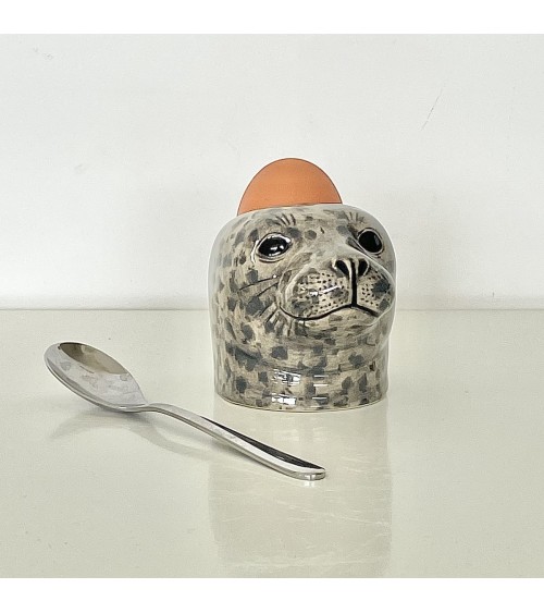 Harbour Seal - Eggcup Quail Ceramics cute egg cup holder