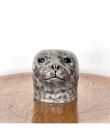 Harbour Seal - Eggcup Quail Ceramics cute egg cup holder