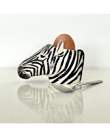 Zebra - Eierbecher aus Keramik Quail Ceramics lustige design kaufen