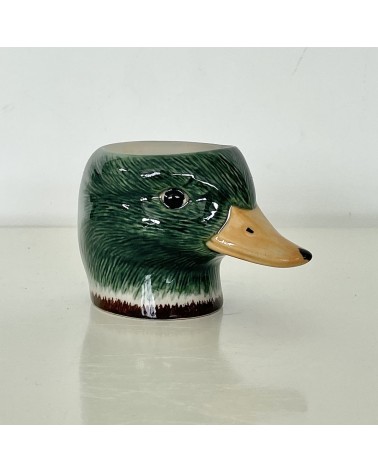 Mallard duck - Eggcup Quail Ceramics cute egg cup holder