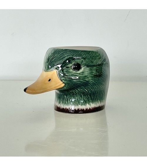 Canard colvert - Coquetier en céramique Quail Ceramics oeuf original design