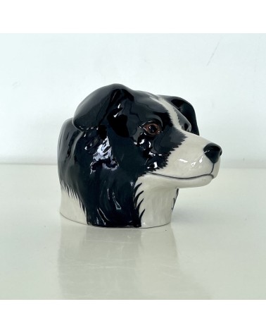 Border Collie - Eggcup Quail Ceramics cute egg cup holder