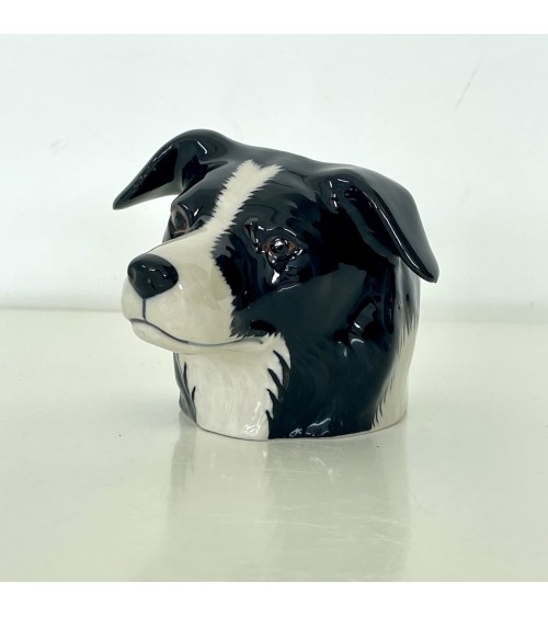 Border Collie - Porta uova in ceramica Quail Ceramics portauova design particolari