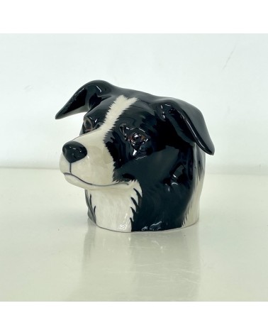 Border Collie - Porta uova in ceramica Quail Ceramics portauova design particolari