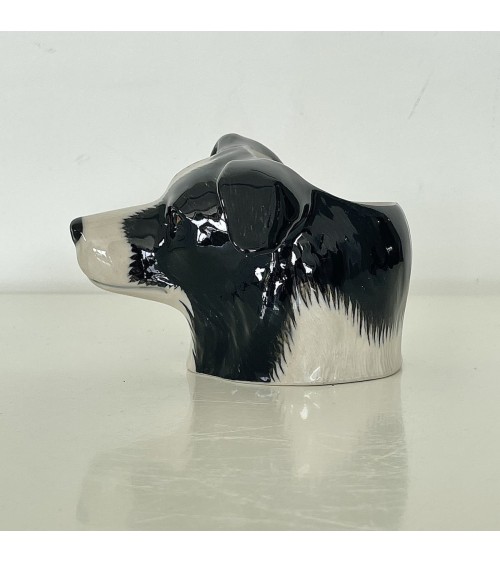 Border Collie - Porta uova in ceramica Quail Ceramics portauova design particolari