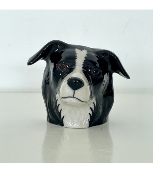 Border Collie - Porta uova in ceramica Quail Ceramics portauova design particolari