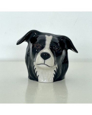 Border Collie - Porta uova in ceramica Quail Ceramics portauova design particolari