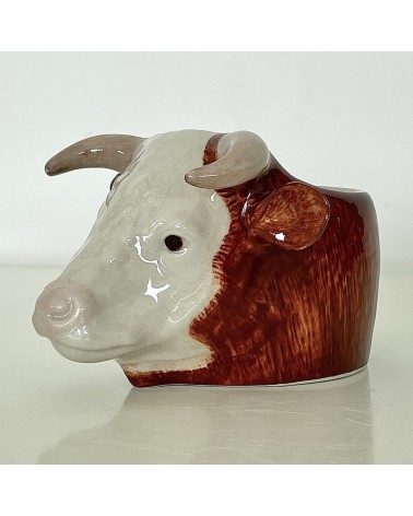 Hereford Bull - Eggcup Quail Ceramics cute egg cup holder