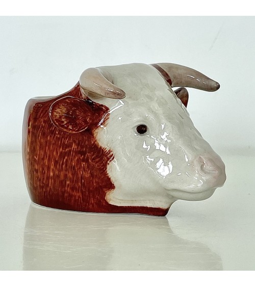 Hereford Bull - Eggcup Quail Ceramics cute egg cup holder