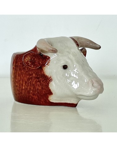 Hereford Bull - Eggcup Quail Ceramics cute egg cup holder