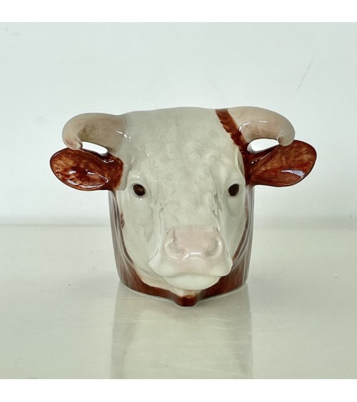 Hereford Bull - Eggcup Quail Ceramics cute egg cup holder