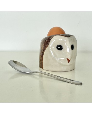Barn Owl - Eggcup Quail Ceramics cute egg cup holder