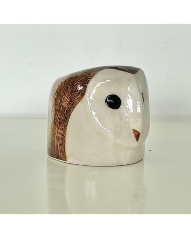 Barn Owl - Eggcup Quail Ceramics cute egg cup holder