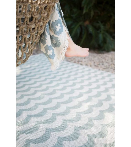 Vinyl Rug - OCEAN Ocean Brita Sweden cool vinyl rugs runner for kitchen washable outdoor rugs