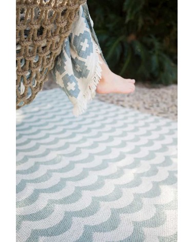 Vinyl Rug - OCEAN Ocean Brita Sweden cool vinyl rugs runner for kitchen washable outdoor rugs