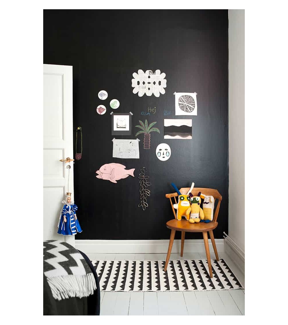 Tappeto in vinile - GITTAN Black Brita Sweden passatoia tappeti da cucina lavabile in lavatrice per esterno