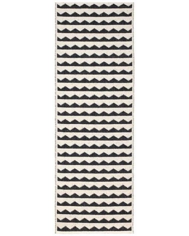 Vinyl Rug - GITTAN Black Brita Sweden rugs outdoor carpet kitchen washable cool modern runner rugs