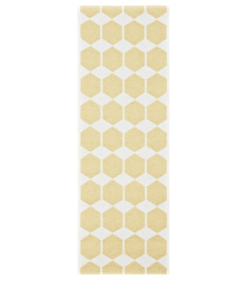Tapis Vinyle - ANNA Jaune Brita Sweden tapis scandinave en vinyle lavable en machine de cuisine exterieur salon couloir